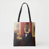 Duitse herder | Piano Waltz Tote Bag (Voorkant)