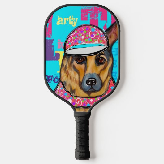 Duitse Herder Pickleball Paddle (Voorkant)