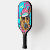 Duitse Herder Pickleball Paddle (Links)