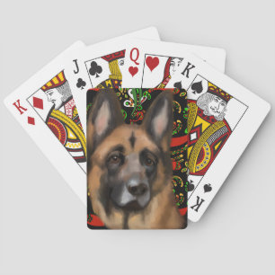 DUITSE HERDER           POKERKAARTEN