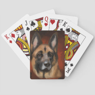DUITSE HERDER     POKERKAARTEN