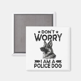  Duitse Herder Politie Hondeneigenaar Funny Magneet