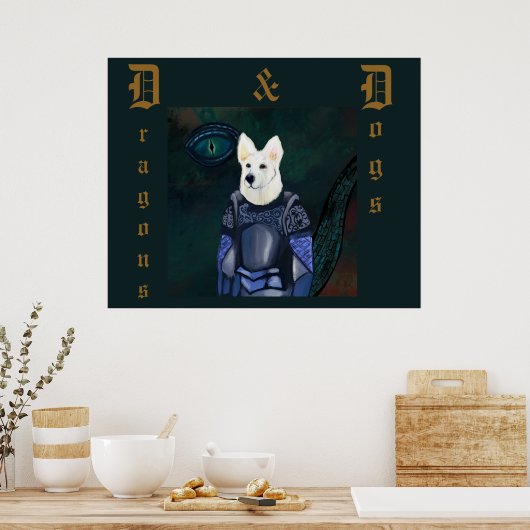 Duitse Herder Poster (Keuken)