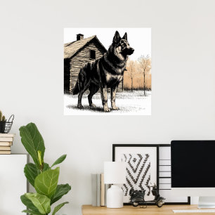 Duitse Herder Poster