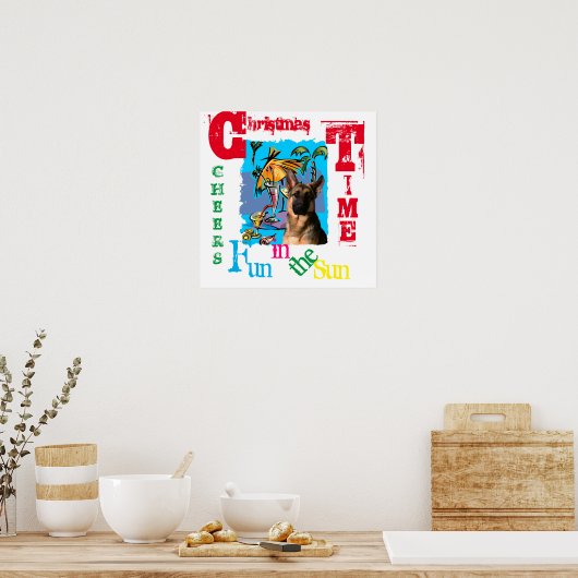 Duitse Herder Poster (Keuken)