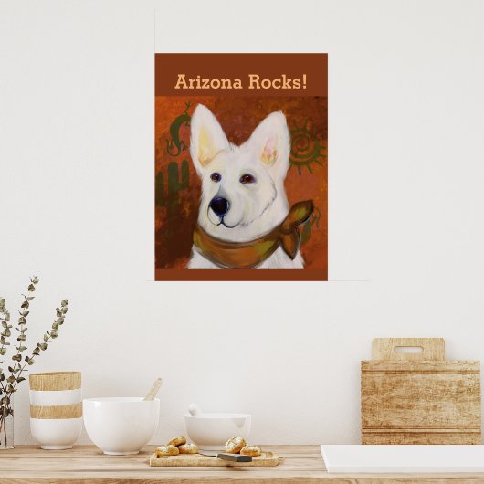 Duitse Herder Poster (Keuken)