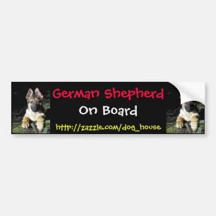 Duitse-herder-puppy Bumpersticker