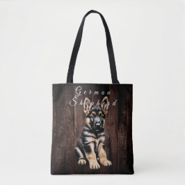 Duitse herder puppy Canvas tas