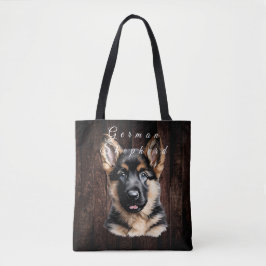 Duitse herder puppy Canvas tas