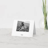 Duitse Herder Puppy Dog Blank Note Kaart (Achterkant)