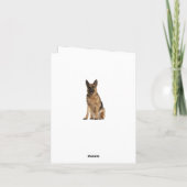 Duitse Herder Puppy Dog Blank Note Kaart (Achterkant)