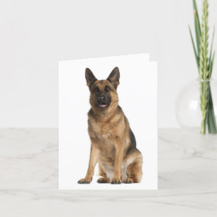 Duitse Herder Puppy Dog Blank Note Kaart