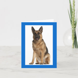 Duitse Herder Puppy Dog Blank Note Kaart