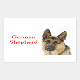 Duitse Herder Puppy Dog Stickers / labels