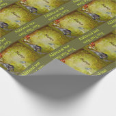 Duitse herder puppy fantasie hond gepersonaliseerd cadeaupapier (Hoek)