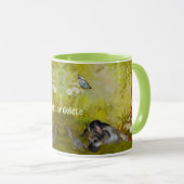 Duitse Herder Puppy Fantasy Hondenkunst Gepersonal Mok (Voorkant rechts)