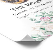 Duitse herder puppy hond handtekening Drink teken Poster (Hoek)