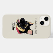 Duitse herder puppy Hondenliefhebber Case-Mate iPhone Case (Achterkant (horizontaal))
