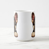 Duitse Herder Puppy met expressieve ogen Koffiemok (Center)