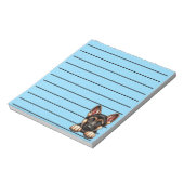 Duitse Herder Puppy met expressieve ogen Notitieblok (Linkerzijde)