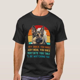 Duitse Herder Puppy of Elzasser Hond Mama Papa T-shirt