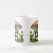 Duitse herder puppy onder paddenstoelenparaplu koffiemok (Center)