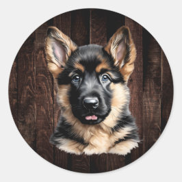 Duitse herder puppy Stickers