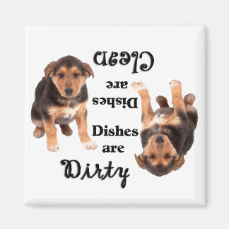 Duitse Herder Puppy Vaatwasser Magnet