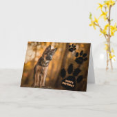 Duitse herder puppy verjaardagskaart. kaart (Gele Bloem)