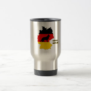 Duitse herder reisbeker