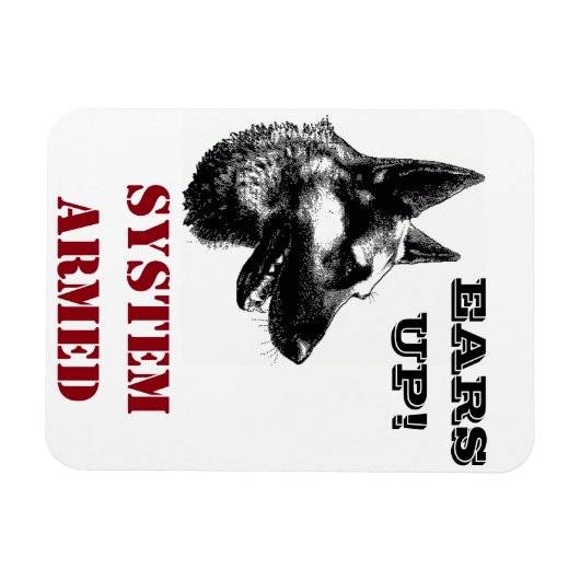 Duitse Herder Rescue Central Tx grappige magneet 3 (Horizontaal)