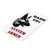 Duitse Herder Rescue Central Tx grappige magneet 3 (Linkerzijde)