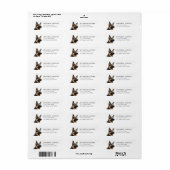Duitse Herder Retouradreslabels Etiket (Full Sheet)