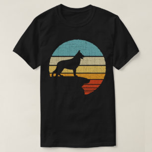 Duitse Herder Retro Vintage 60s 70s Hondeneigenaar T-shirt