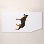 Duitse herder rode zwarte deken badhanddoek (Badhanddoek)