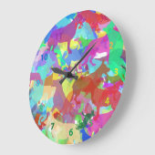 Duitse herder rond grote klok (Hoek)