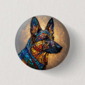Duitse Herder Ronde Button 3,2 Cm (Voorkant)