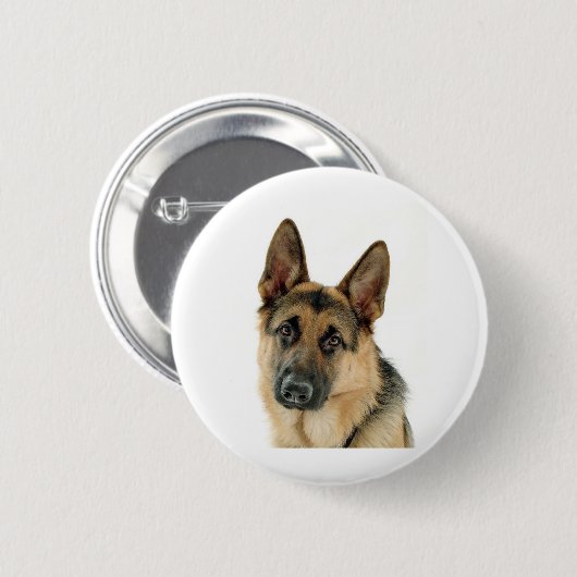 Duitse herder ronde button 5,7 cm (Voorkant /achterkant)