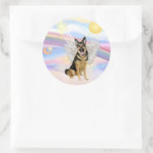 Duitse Herder Ronde Sticker (Tas)