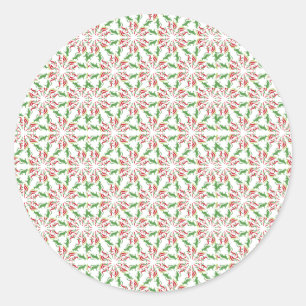 Duitse herder rood groen ronde sticker
