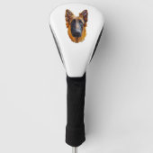 Duitse herder schattig puppy hond golfheadcover (Voorkant)