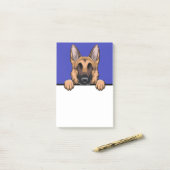Duitse Herder Schattigee GSD Puppy Hondenliefhebbe Post-it® Notes (Op bureau)