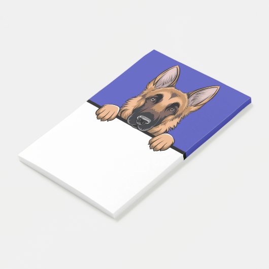 Duitse Herder Schattigee GSD Puppy Hondenliefhebbe Post-it® Notes (Schuin)