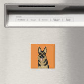 Duitse herder | Schattigee Pet Lover's Art Magneet (Insitu (Vaatwasser))