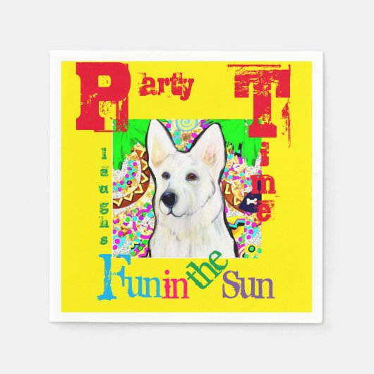 Duitse Herder  Servet (Voorkant)