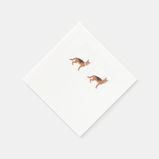 Duitse Herder Servet (Hoek)