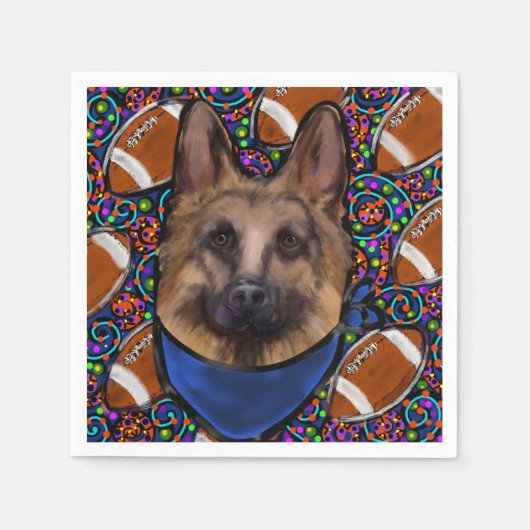 Duitse Herder Servetten (Voorkant)