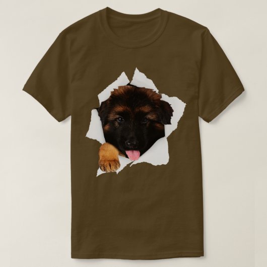 Duitse herder Shirt Duitse herder in mij (Design voorkant)