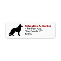 Duitse herder Silhouette GSD K9 Hondenliefhebber