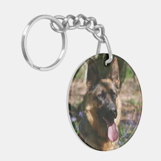 Duitse herder sleutelhanger (Voorkant Links)